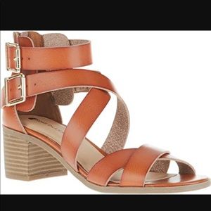 Big Buddha Strappy Heeled Sandals - Size 7